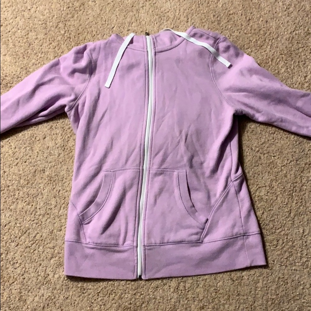 purple zip up